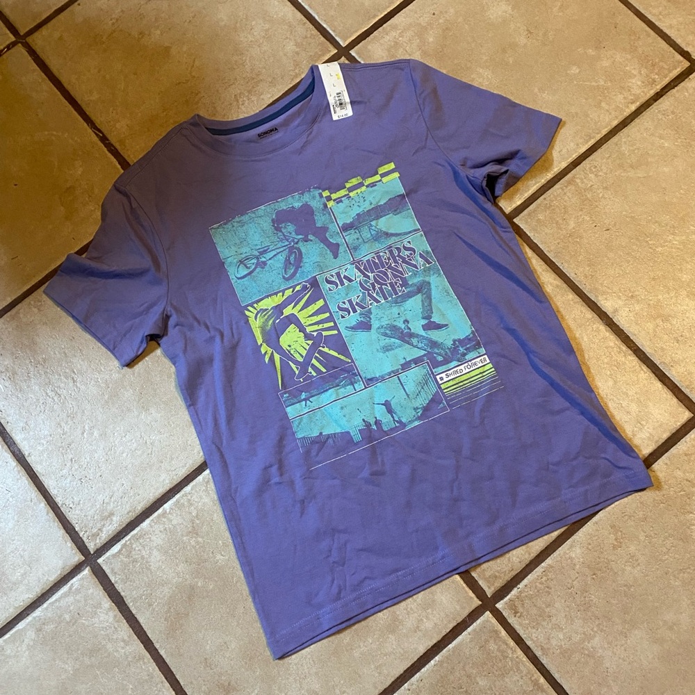 (A57)Boys Tee Size Large By Sonoma Néw With Tags